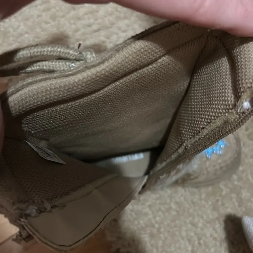 Girls moccasin  Boots 5 1/2 with Faux Fur and Side Zip smart Fit
